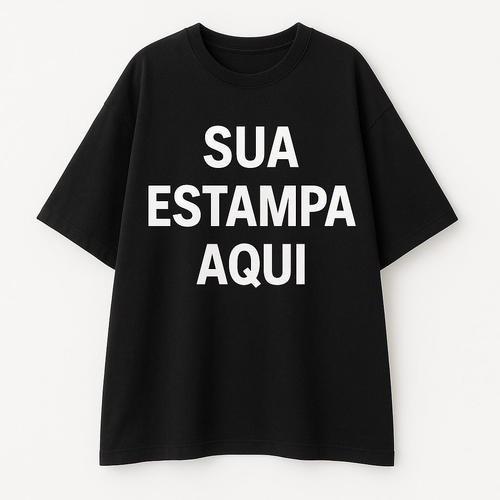 Camiseta Personalizada Envie Sua Estampa Favorita