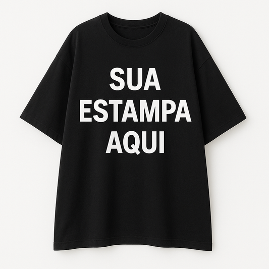 Camiseta Personalizada Envie Sua Estampa Favorita